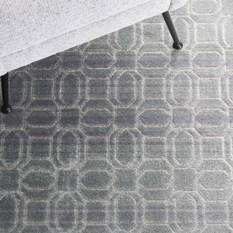Tapis géométrique Elana Performance, Rectangle 5 pi 3 po x 7 pi 6 po