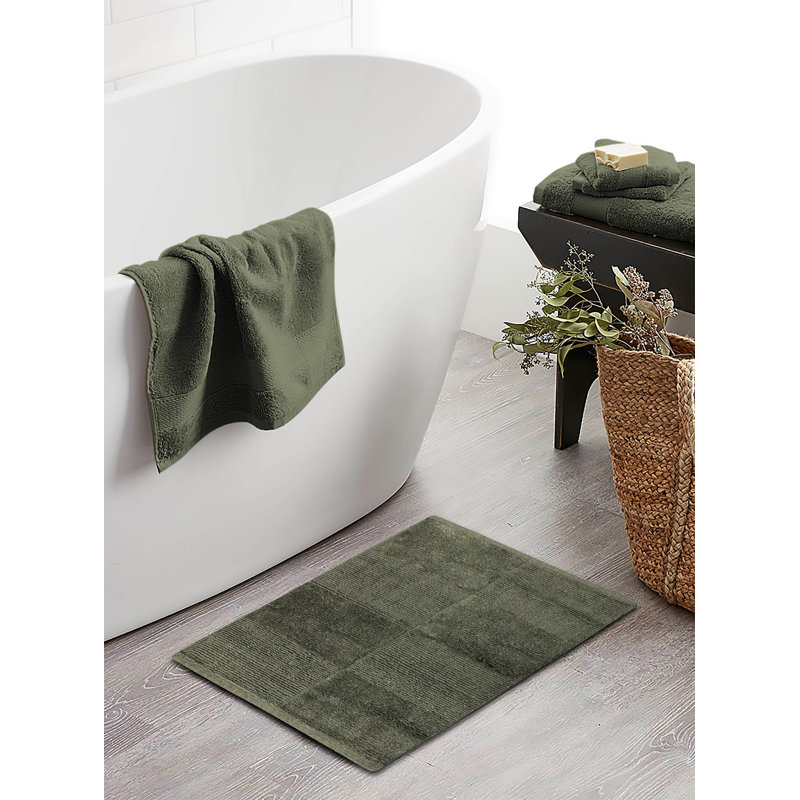 Cotton Bath Mat, Gray