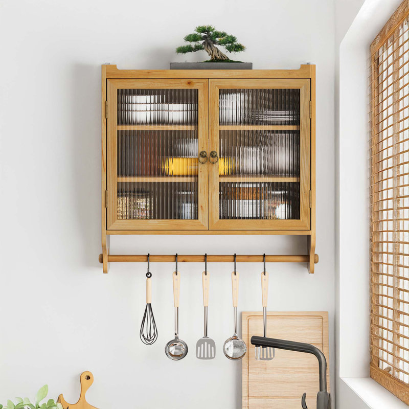 Armoire murale 24,8 po, Naturel