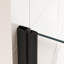 Porte de douche universelle ouverte à gauche et à droite de 72 po de hauteur, ouverte à l'extérieur, avec verre trempé de 1/4 po et 5/16 po-118574726