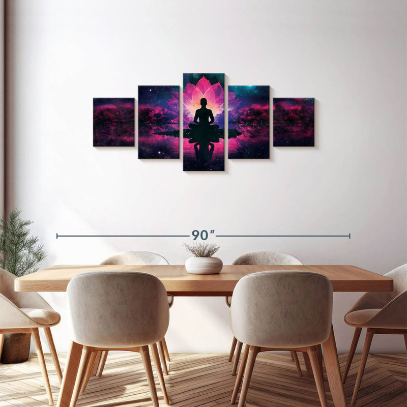 Interstellar Meditation, 30" H x 68" W