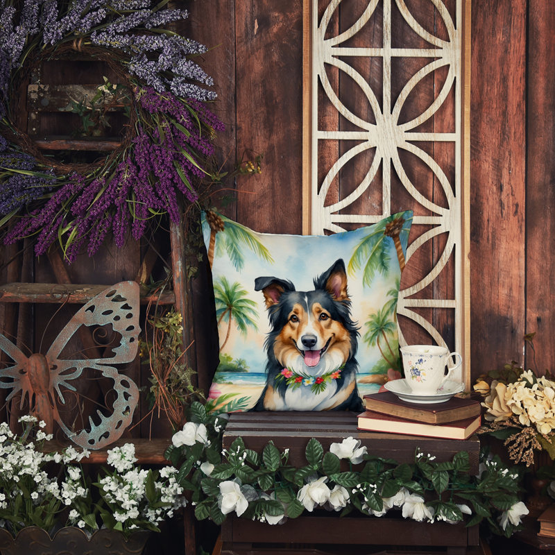 Coussin décoratif intérieur / extérieur Autre / Sans motif, H 14 po x l 14 po