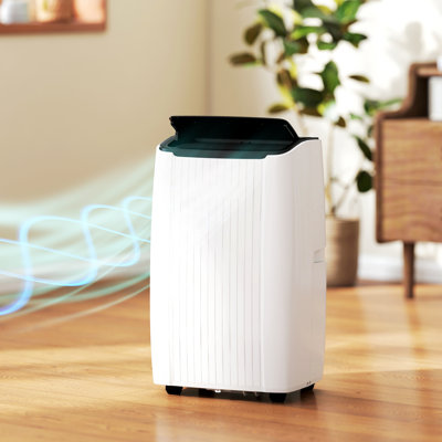 12000 BTU AC Unit, Portable Air Conditioner with WiFi Control, White