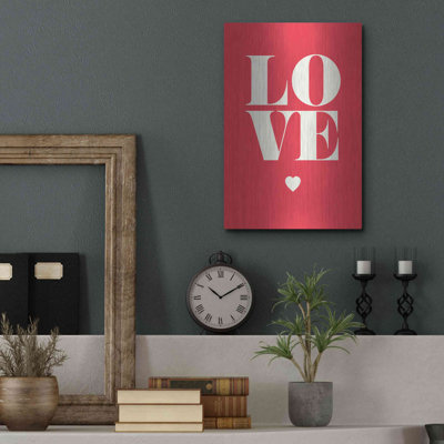 'Love' by GraphINC, Metal Wall Art