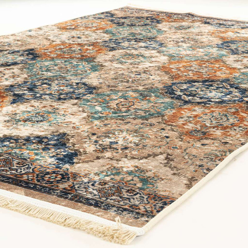 Tapis antidérapant Alfa, Rectangle 4 pi 11 po x 7 pi 6 po