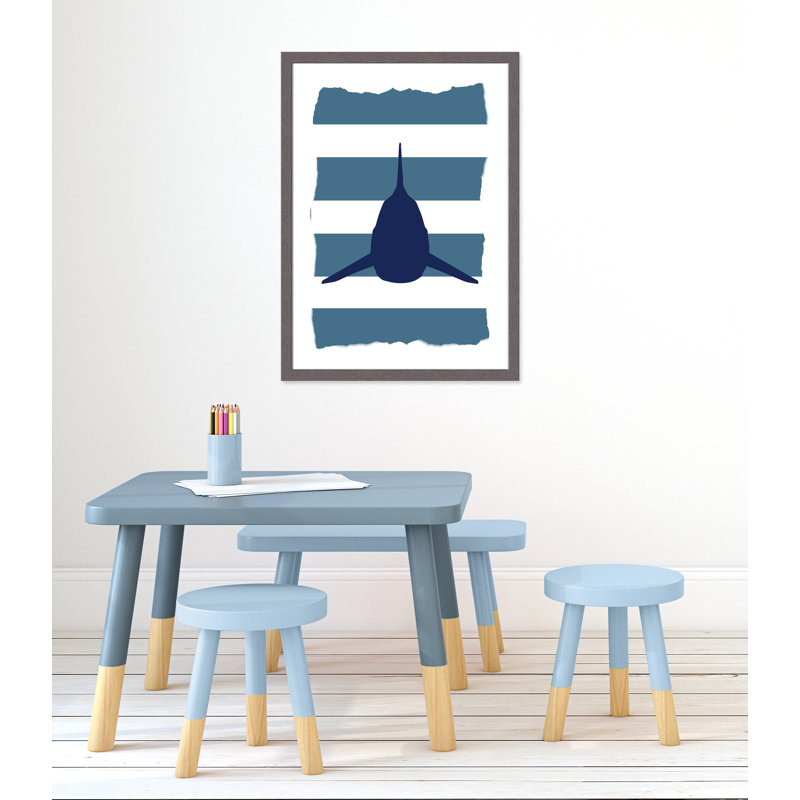 Wild One 5, impression sur papier, H 34,5 po x l 24,5 po x P 0,6 po, Encadré plat à grain de bois gris