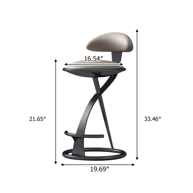 Tabouret de bar Modern, 21.65" H