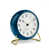 Blanc / bleu sarcelle / or