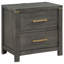 Table de chevet 2 tiroirs Herndon