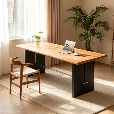 Rectangular Retro Simple  Solid Wood Writing Desk
