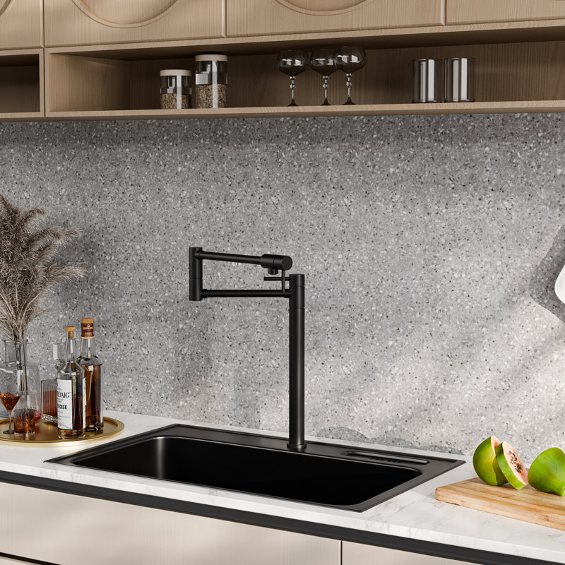 Dilon Kitchen Faucet, Matte Black