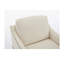 Confortable salon et hôtel moderne en bois et tissu avec chaise pivotante USB