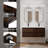 48" Bathroom Vanity with Dual Resin Sinks