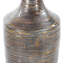 Grand vase décoratif en bois de bambou brun foncé avec laque-163747776