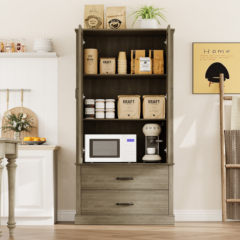 Armoire garde-manger Farmhouse, Gris pastoral