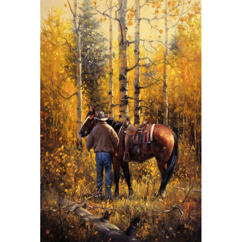 Sangre De Cristo Gold by Jack Sorenson - Wrapped Canvas Art Prints, 46cm H x 30cm W
