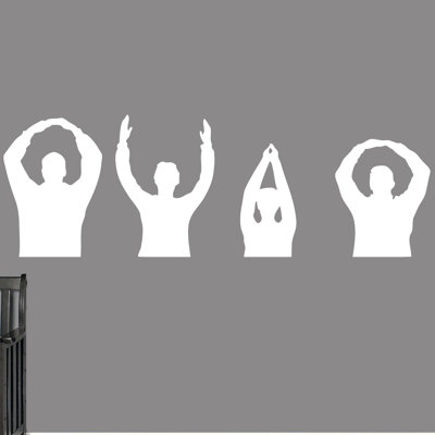 Entertainment Non-Wall Damaging Wall Decal