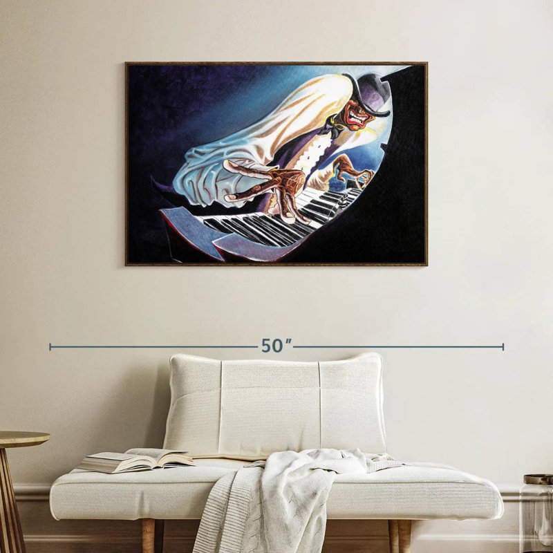Touches de raccourci, Cadre flottant en noyer, 40 po x 27 po