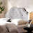 Tufted Upholstered Headboard Queen Size, Solid Wood Head Board With Durable Metal Legs, Adjustable Height Queen Headboard With Nailhead Trim,fabric Headboard In Modern Button Tuffted Design-164638609