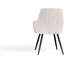 Chaise d'appoint moderne rembourrée Mid-Century avec dossier capitonné, ensemble de 2-2075950403