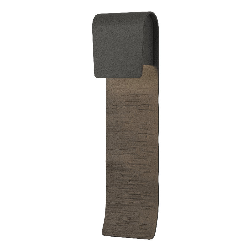 Element Outdoor Sconce, 30.5" H x 8" W x 5" D, Natural Iron