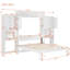 Grand lit escamotable avec bureau, coiffeuse et armoires