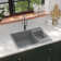 Vidaxl Kitchen Sink With Overflow Hole Double Basins Granite