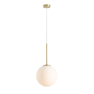 1 - Light Gold Single Pendant