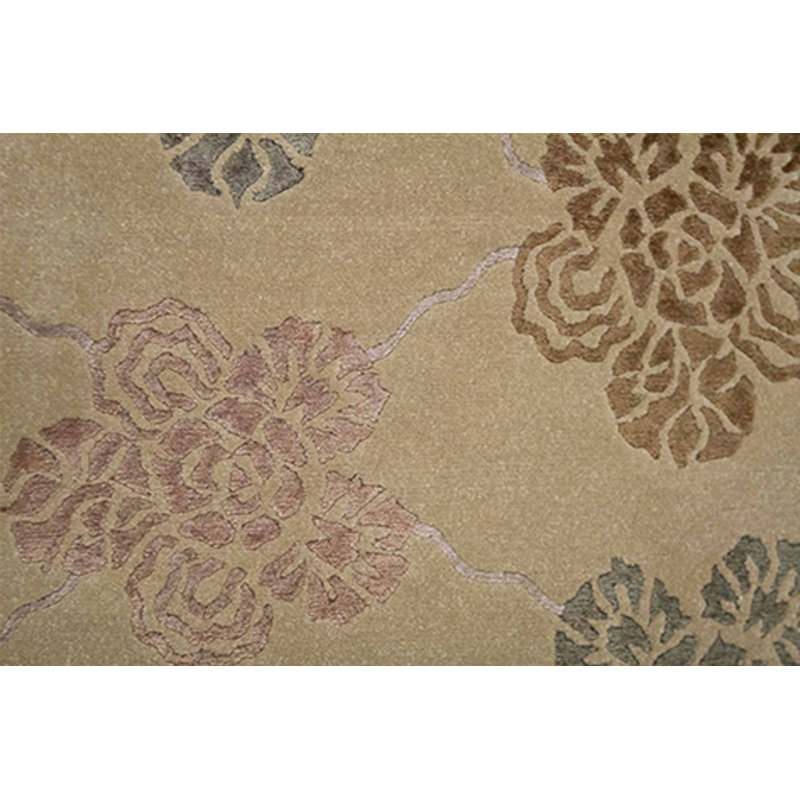 Himalayan Wool Floral Area Rug