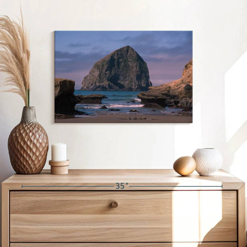 Gillard Oregon Haystack Rock, 16" H x 24" W