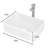 19"X15" White Ceramic Rectangular Vessel Bathroom Sink-99078103