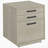 Loomis Whitewashed Grey 3-Drawer Home Office File Cabinet
