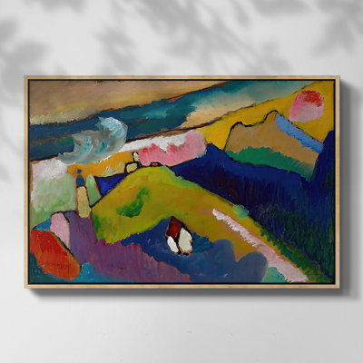 De l'improvisation. Deluge, 1913 - Wassily Kandinsky, toile tendue avec châssis