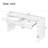 Curved Console Table with 2 Drawers-2111763503