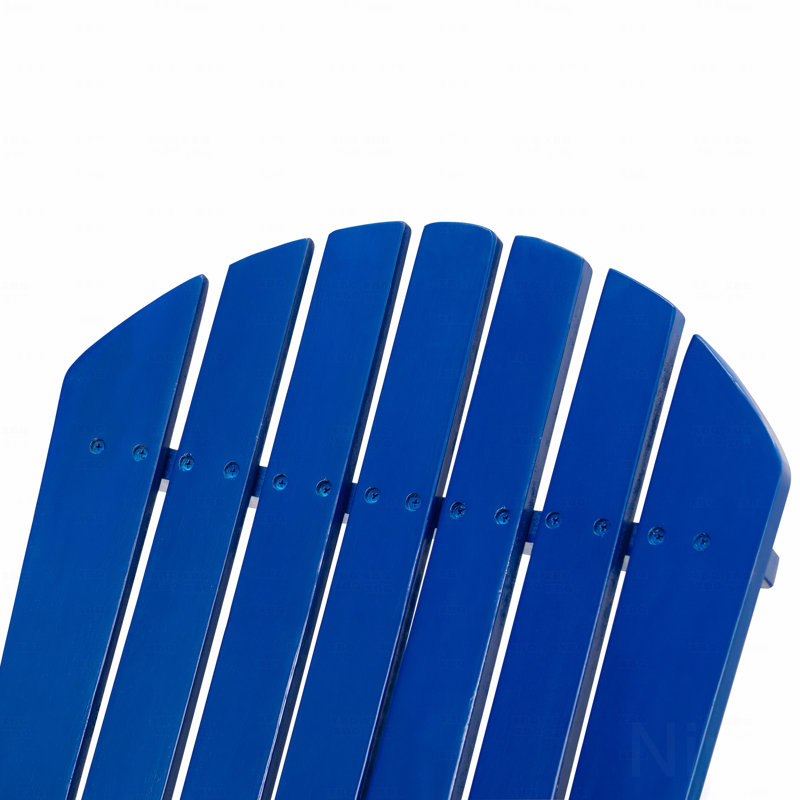 Chaise de patio d'extérieur Basic, Bleu