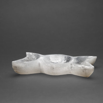 Genuine Polished Selenite Moonphase Dish (1.4 Lbs)