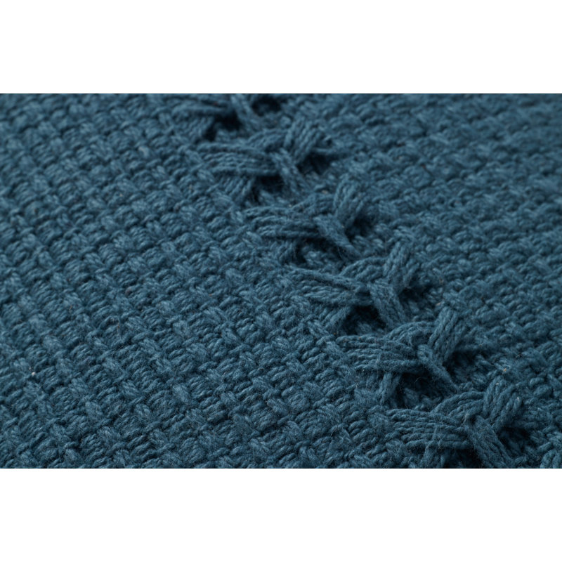 Chris Loves Julia Harvey Throw Pillow, Blue