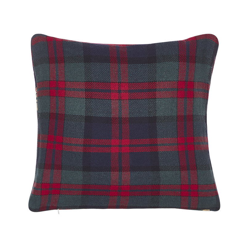 Zyaire Plaid Square Cushion