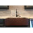 33" Hammered Copper Kitchen Apron 50/50 Double Basin Sink with Matching Drains, and Accessories