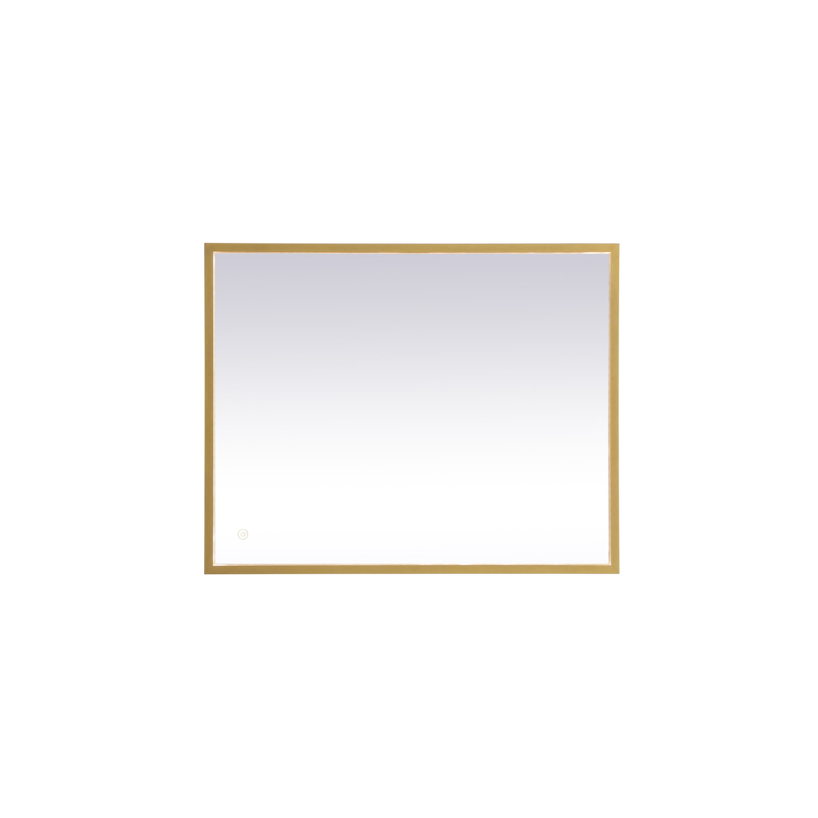 Piche Aluminum Mirror, Brass, 24" x 30"