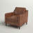 Ashtabula Genuine Leather Square Arm Accent Chair-1028576824