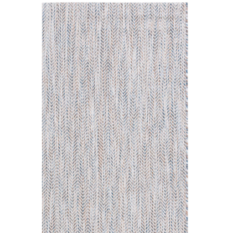 Jebria Performance Chevron Indoor/Outdoor Area Rug, Rectangle 9' x 12'