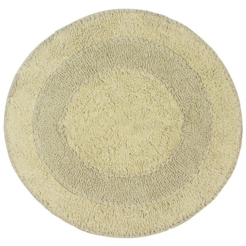 28" Round Bath Rug, Sage