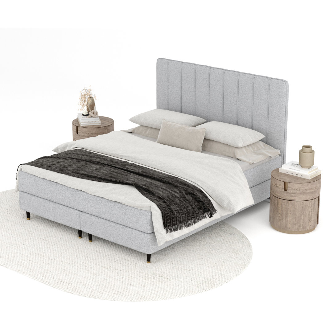 Boxspringbett Powellsville mit Topper