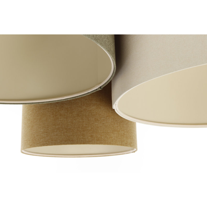 Avaughn Flush Mount, Brown/Grey/Beige