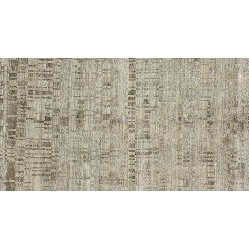 Hand Knotted Area Rug in Cashew, Rectangle 6' x 9'
