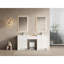 Meuble-lavabo autoportant de 72 po avec lavabo en résine, armoire à 1 côté, système et structure de tiroir à fermeture en douceur, contreplaqué blanc brillant pour un évier simple à usage durable
