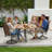 Outdoor Round Metal Dining Table-121335146-121335147