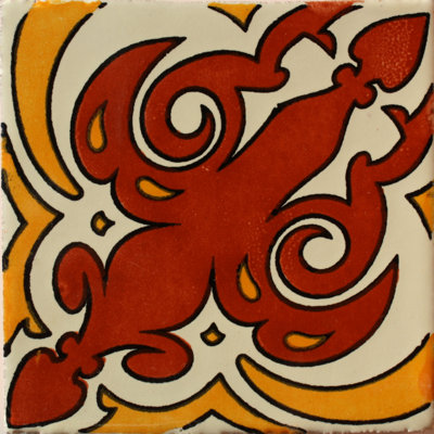 2 "x 2" mosaïque de dosseret fait à la main 36 pièces TalaMex Natora