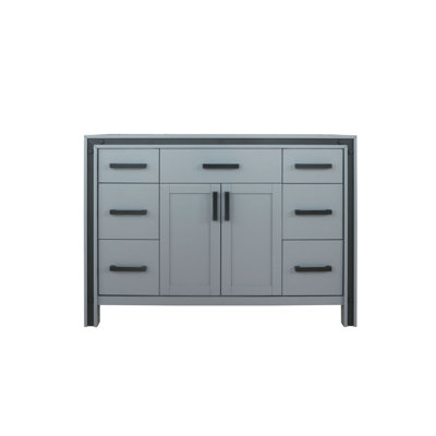 Meuble-lavabo gris foncé 48 po X P 22 po D